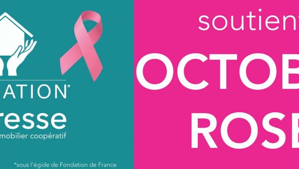 Pour la seconde année consécutive, la Fondation l’Adresse soutient l’association Rose Up pour Octobre Rose