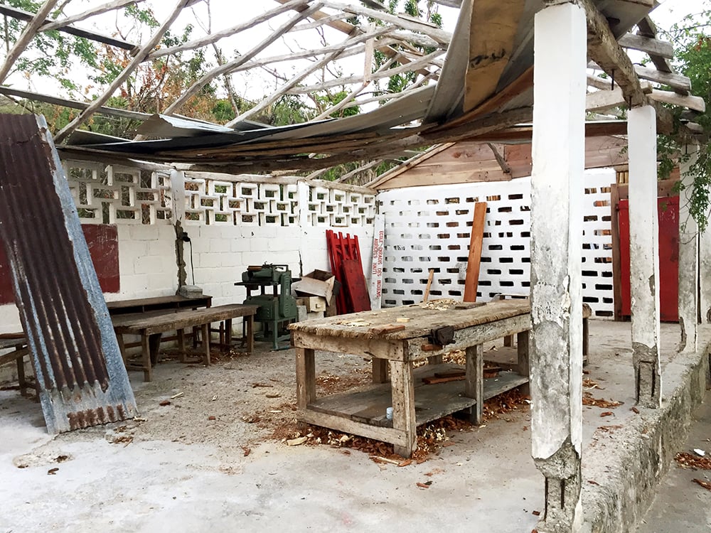 Haïti En 2016, suite au passage de l'ouragan Matthew. Une des catastrophes sur laquelle est intervenue la Fondation de France.