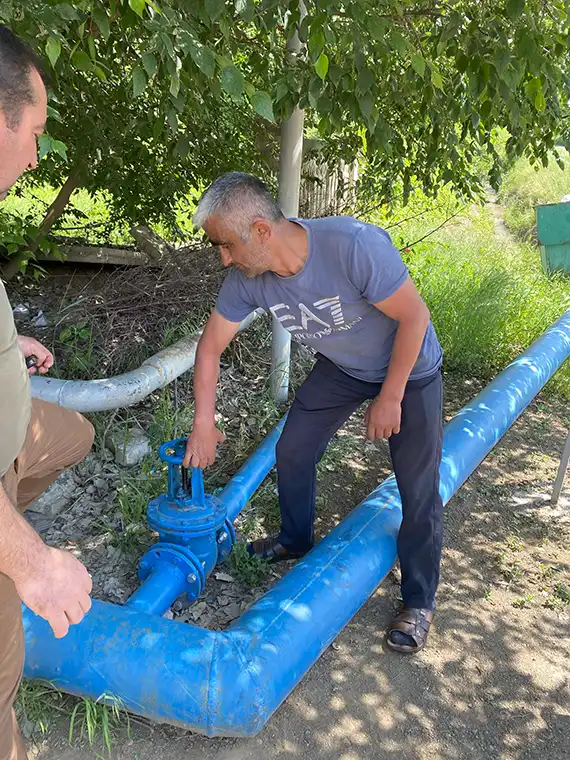 L'association SHEN a restauré et étendu le réseau d’irrigation multipliant par 3,5 les surfaces cultivables