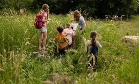 Quelques-uns des participants aux journées « Grandir en lien avec la nature » : 3 ans d’actions