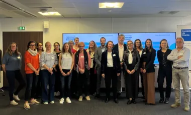Les fondateurs et représentants de fondation des quinze nouvelles fondations abritées à la Fondation de France.
