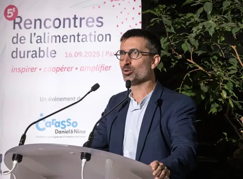 Benoît Mounier, directeur général France de la Fondation Daniel et Nina Carasso.