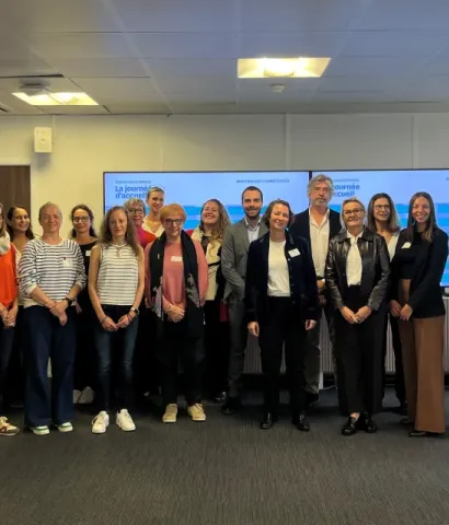 Les fondateurs et représentants de fondation des quinze nouvelles fondations abritées à la Fondation de France.
