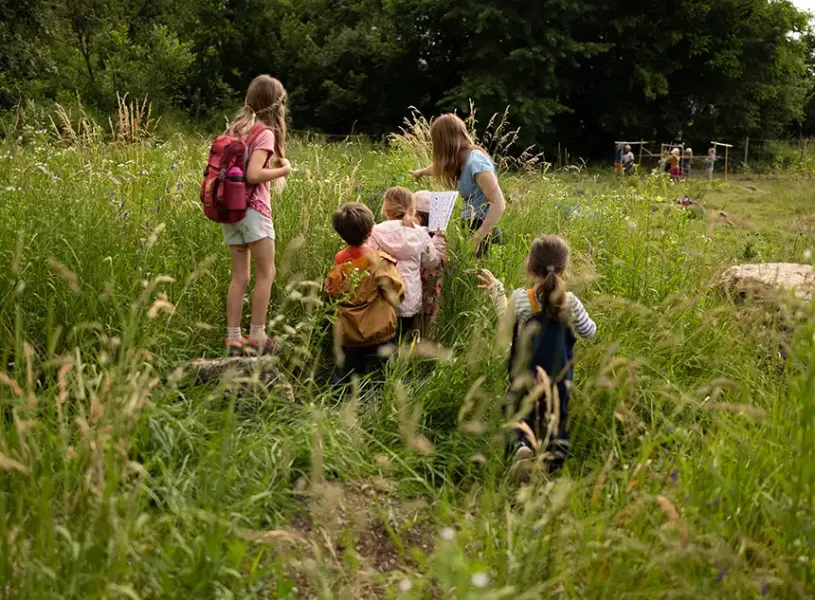 Quelques-uns des participants aux journées « Grandir en lien avec la nature » : 3 ans d’actions