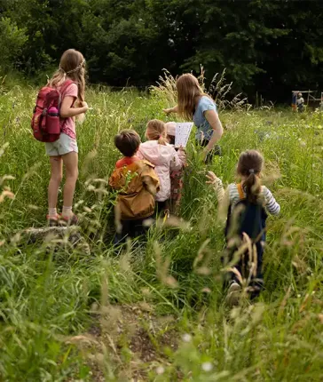 Quelques-uns des participants aux journées « Grandir en lien avec la nature » : 3 ans d’actions
