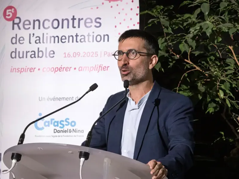 Benoît Mounier, directeur général France de la Fondation Daniel et Nina Carasso.