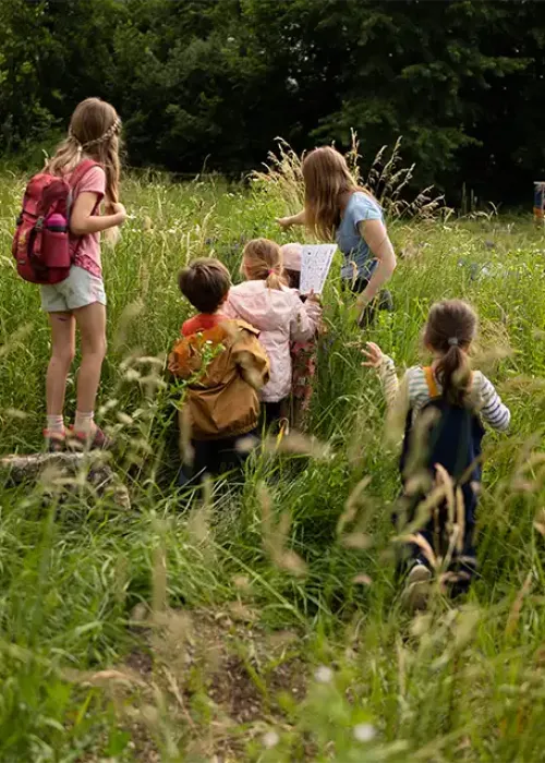 Quelques-uns des participants aux journées « Grandir en lien avec la nature » : 3 ans d’actions