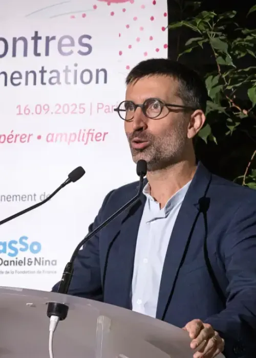 Benoît Mounier, directeur général France de la Fondation Daniel et Nina Carasso.